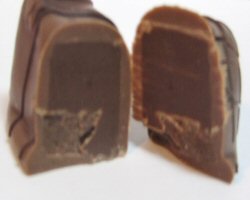 An opened chocolate smoothie