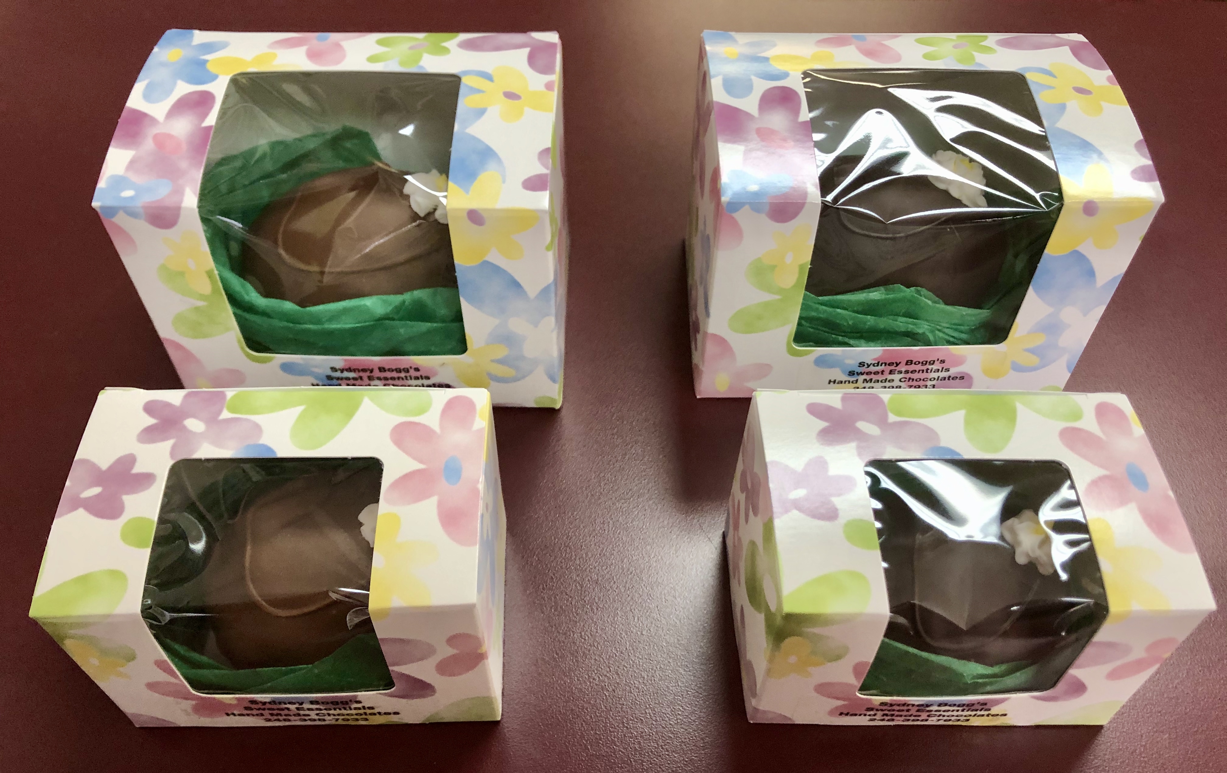 Fudge or cream eggs