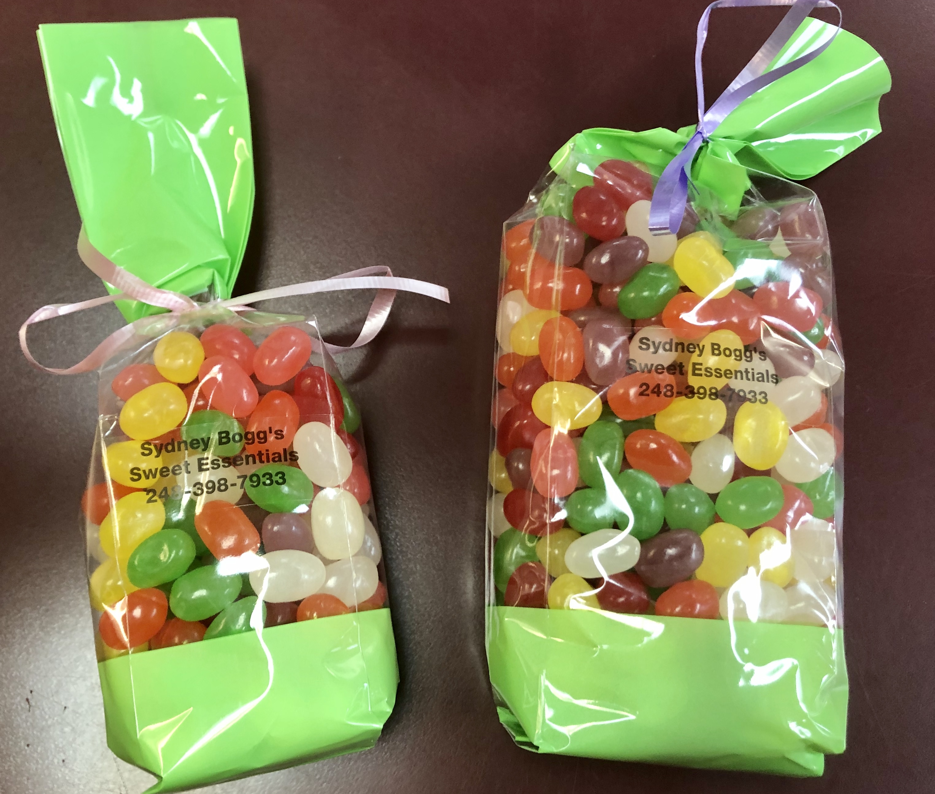 Fruit flavored jelly beans
