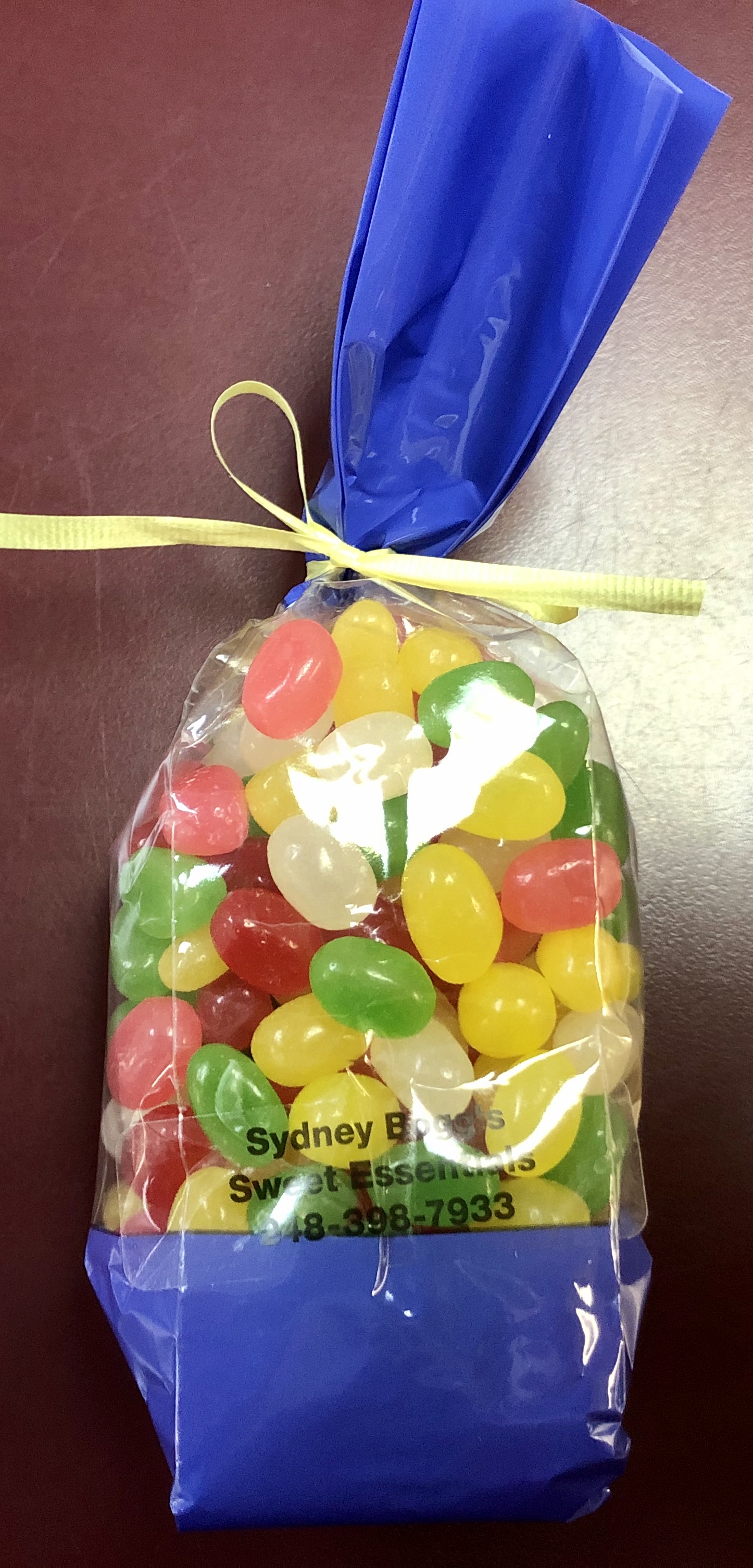 Spiced flavored jelly beans